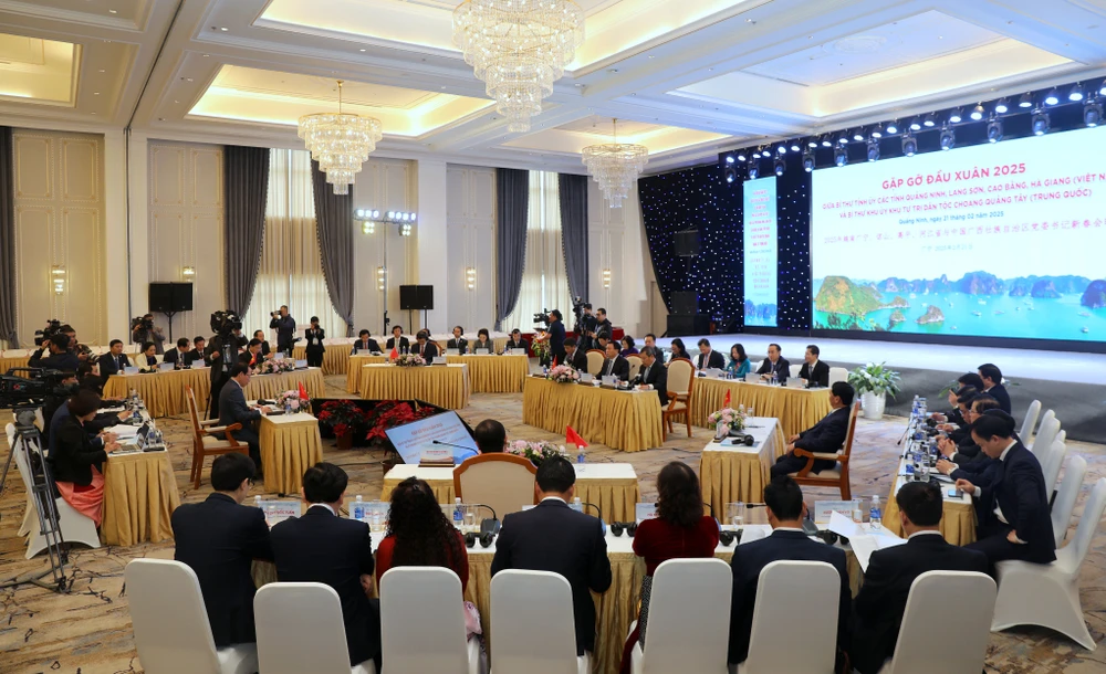 Bốn tỉnh biên giới Việt Nam gặp mặt đầu xuân với Khu tự trị dân tộc Choang Quảng Tây (Trung Quốc)