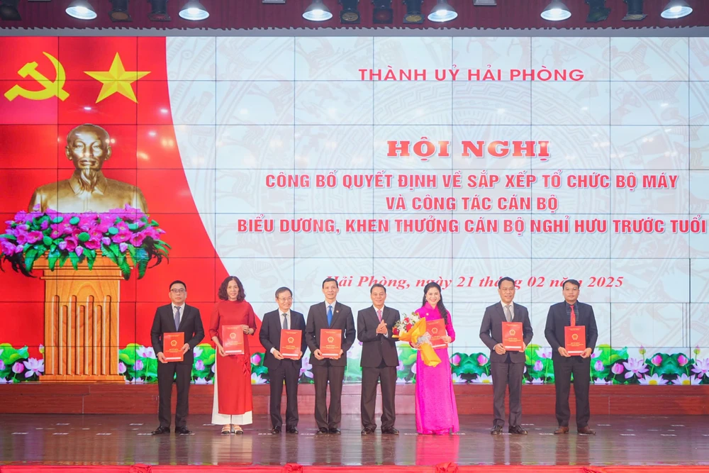 sắp xếp các sở hải phòng