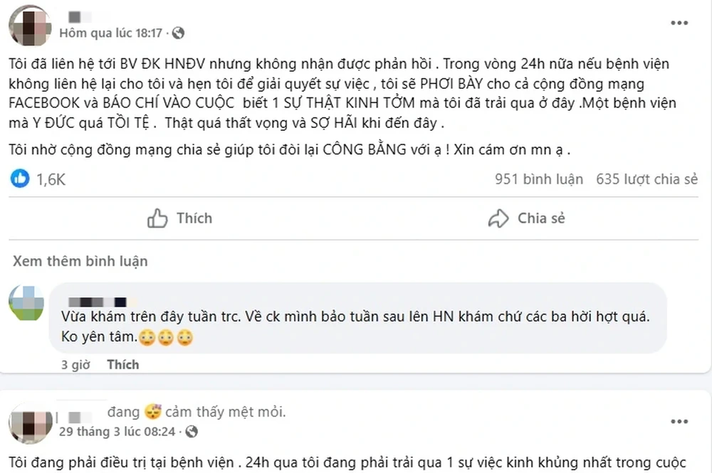 Bài viết tố cáo về việc xâm hại tình dục được đưa lên mạng xã hội. Ảnh chụp màn hình