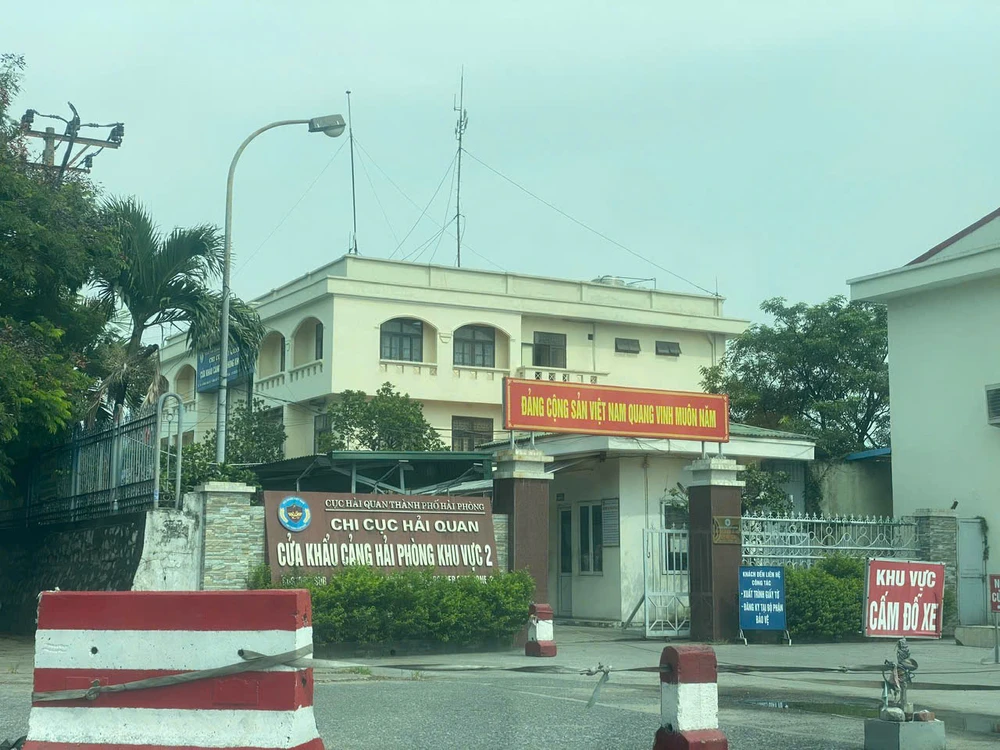 Trụ sở Chi cục hải quan cảng 2 thuộc Cục Hải quan Hải Phòng (nay là Chi cục Hải quan khu vực 3). Ảnh: NH
