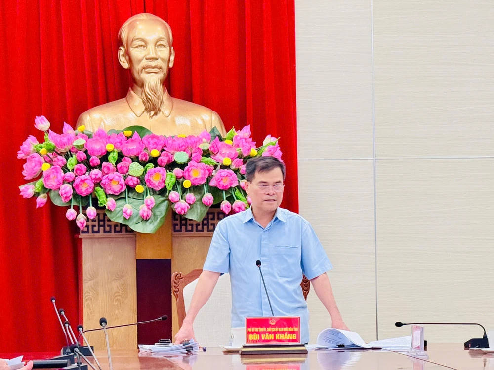 Chủ tịch UBND tỉnh Quảng Ninh chủ trì hội nghị họp trực tuyến với các địa phương trên địa bàn tỉnh, họp về phòng chống siêu bão Ragasa