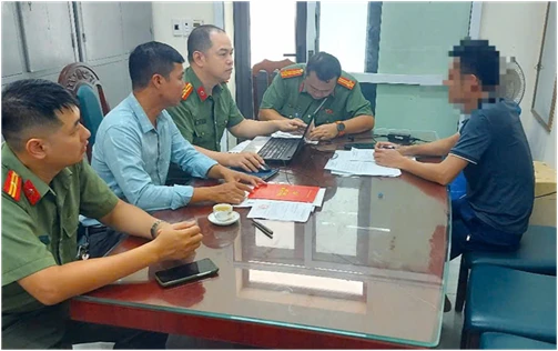 Ông P.V.M bị xử phạt vì ó hành vi viết bình luận nội dung xuyên tạc, sai sự thật xúc phạm cơ quan, tổ chức trên không gian mạng. Ảnh: CAHP