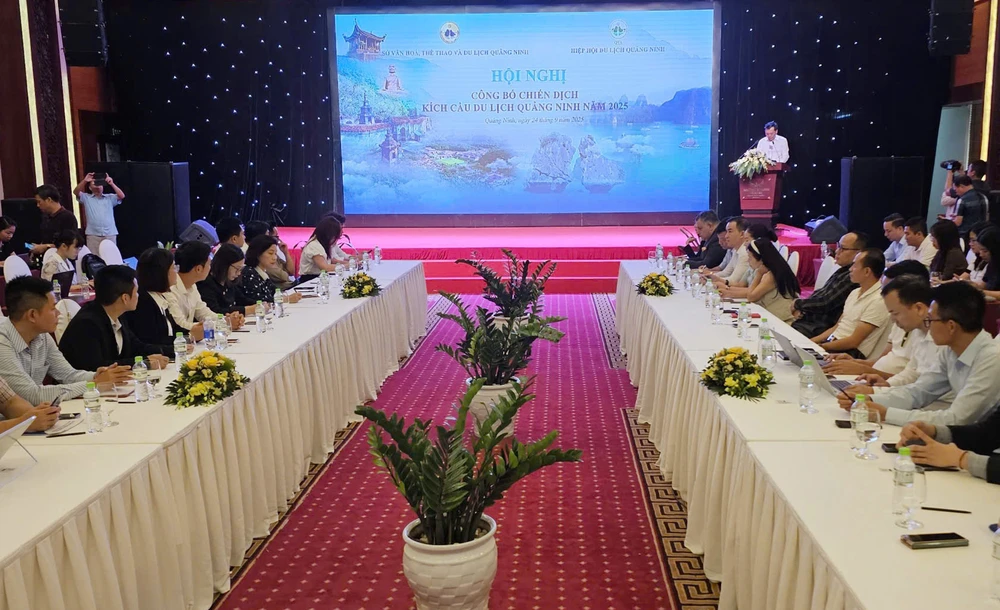 Quảng Ninh tổ chức Hội nghị công bố Chiến dịch kích cầu du lịch tỉnh năm 2025. Ảnh: NS