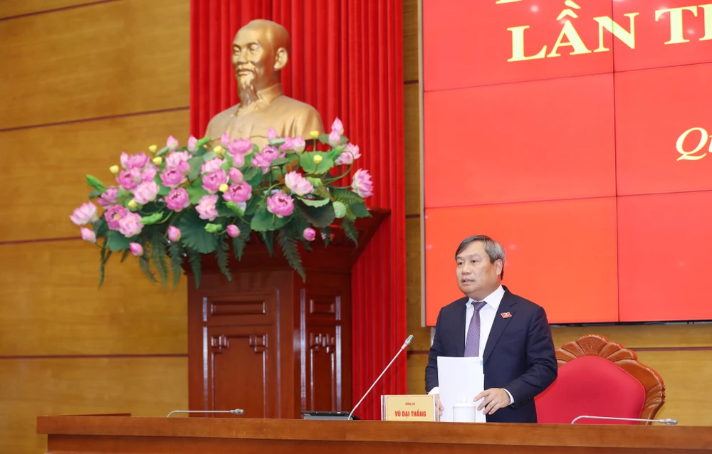 Ông Vũ Đại Thắng tái đắc cử Bí thư Tỉnh ủy Quảng Ninh khóa XVI, nhiệm kỳ 2025-2030. Ảnh: QMG
