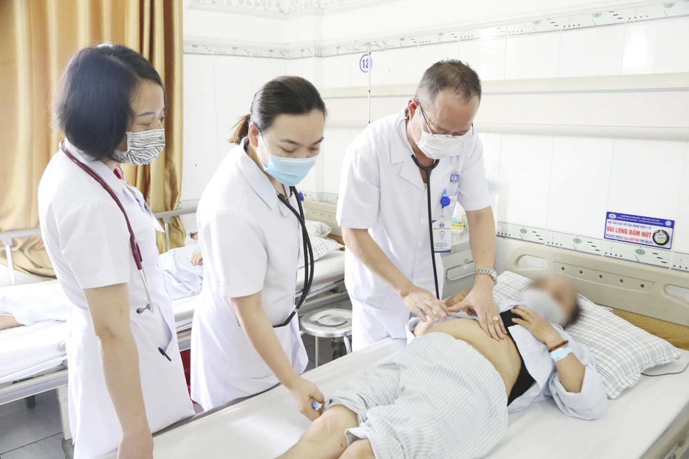 Bệnh nhân vào nhập viện trong tình trạng nhiễm khuẩn nặng. Ảnh: BV