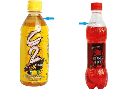thu hồi chai nước c2 rồng đỏ