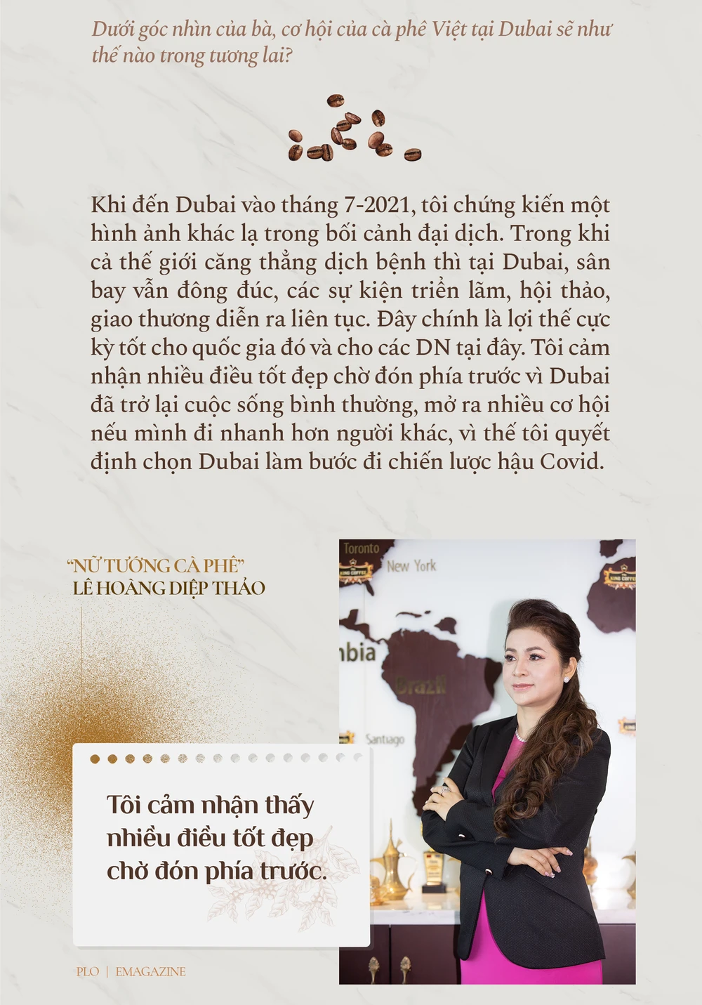 Nữ tướng cà phê:“Đi ngược dòng và khát khao để lại di sản cà phê cho thế hệ sau“ ảnh 2