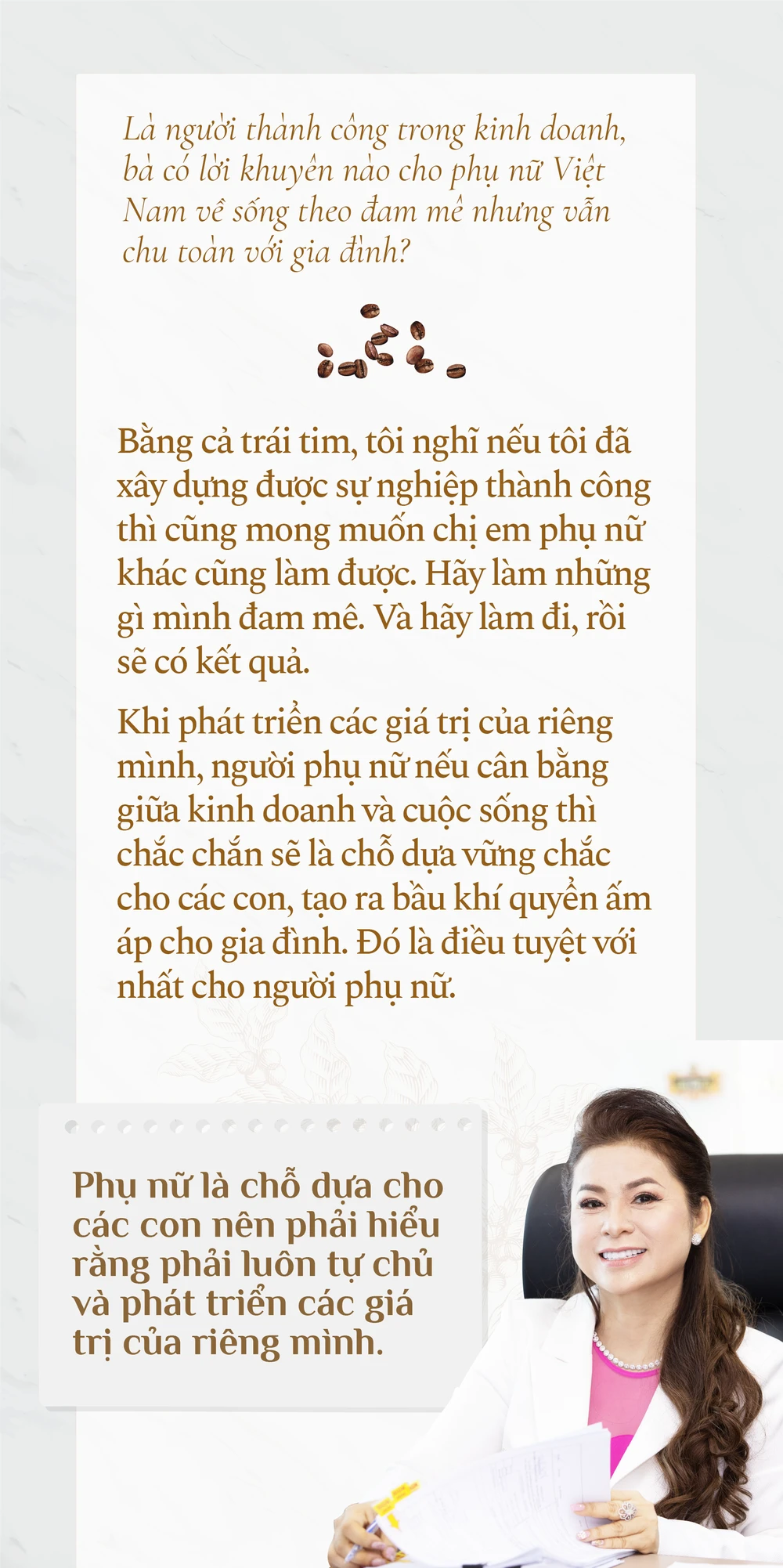 Nữ tướng cà phê:“Đi ngược dòng và khát khao để lại di sản cà phê cho thế hệ sau“ ảnh 10