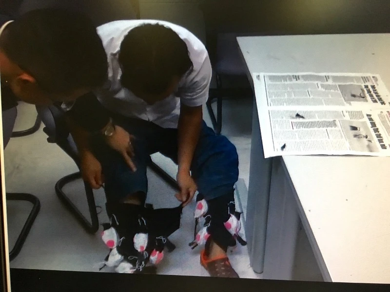 Hành khách giấu chim hoang dã trong... ống quần ảnh 1