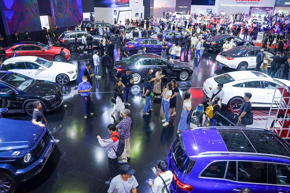 Số lượng xe bán tại triển lãm ô tô Việt Nam cao nhất trong lịch sử tổ chức Vietnam Motor Show (Ảnh: QH)