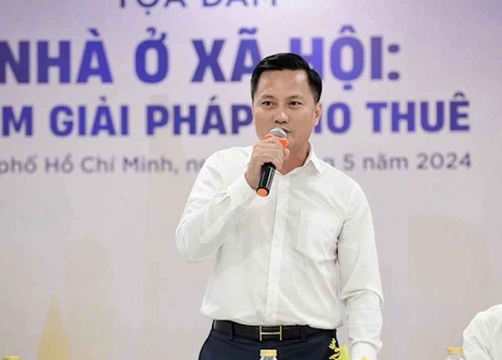 Ông Trịnh Quang Minh, Trưởng ban quản lý dự án thiết chế công đoàn, Tổng Liên đoàn Lao động Việt Nam