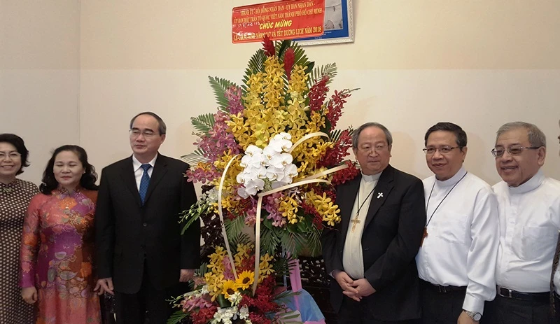 Bí thư Nguyễn Thiện Nhân chúc mừng Giáng sinh ảnh 2