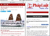 Yêu cầu ngừng sao chép tin bài trên báo Pháp Luật TP.HCM