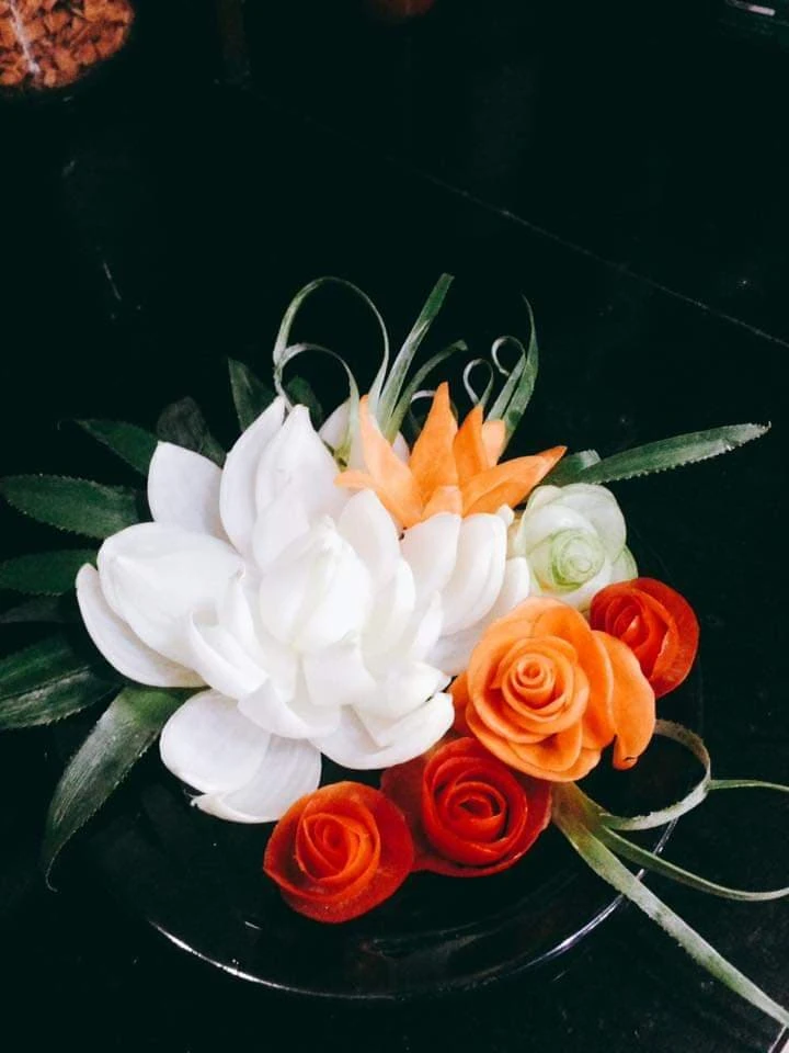 Bó hoa rau ăn được gây sốt ngày Quốc tế phụ nữ 8-3 ảnh 5