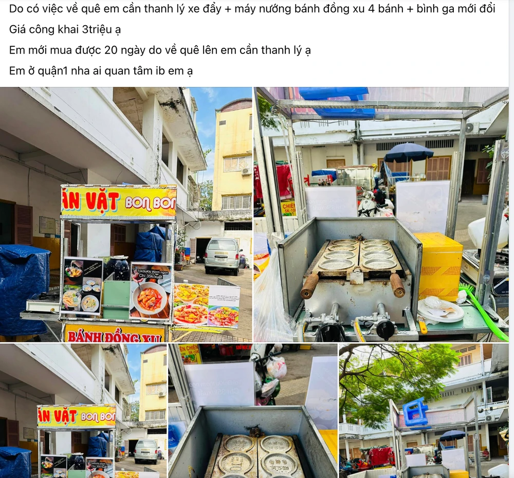 thanh lý máy bánh đồng xu phô mai