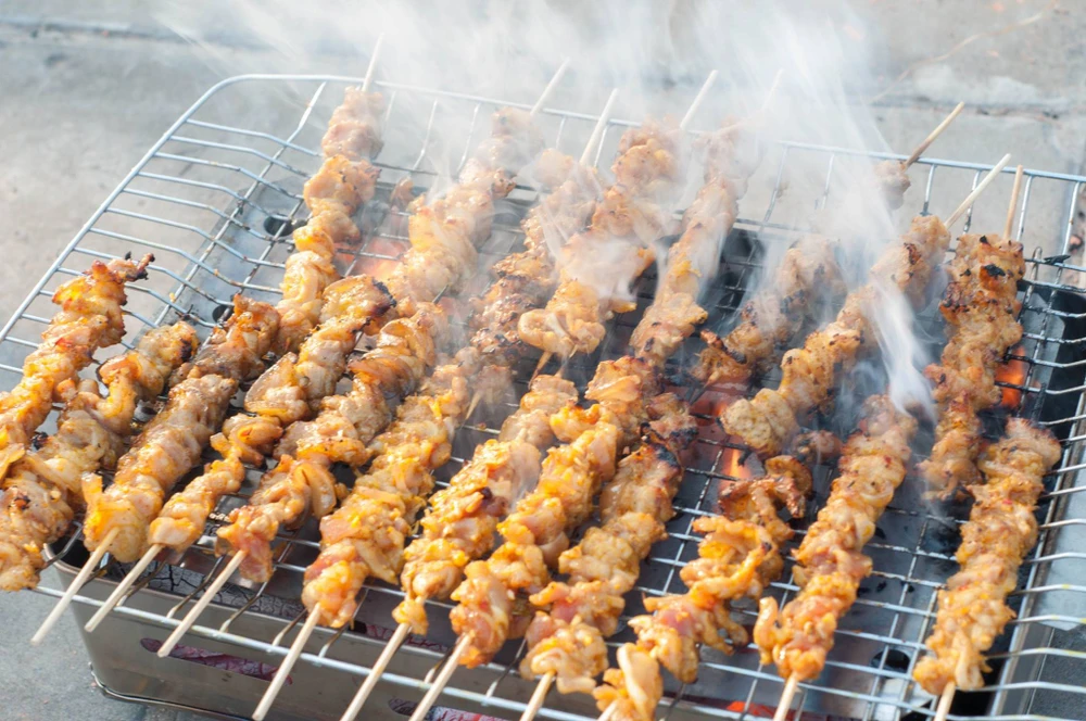 khói thịt nướng