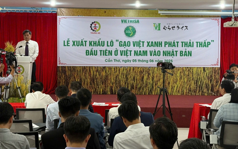 Gạo Việt xanh phát thải thấp