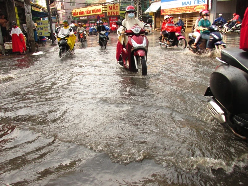 Người Sài Gòn nhẹ nhõm đón cơn mưa quý hơn vàng ảnh 13