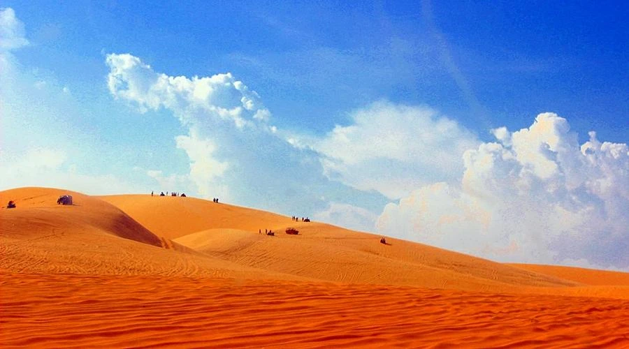 Đồi cát Bắc Bình. Ảnh PN.