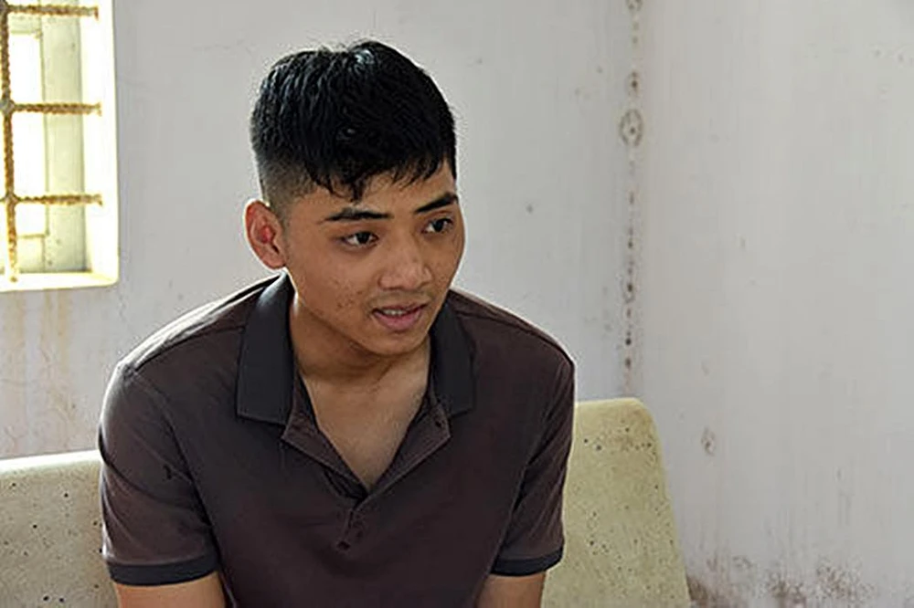 Thời điểm Kiều Trí Hải ra đầu thú. Ảnh: NHƯ Ý