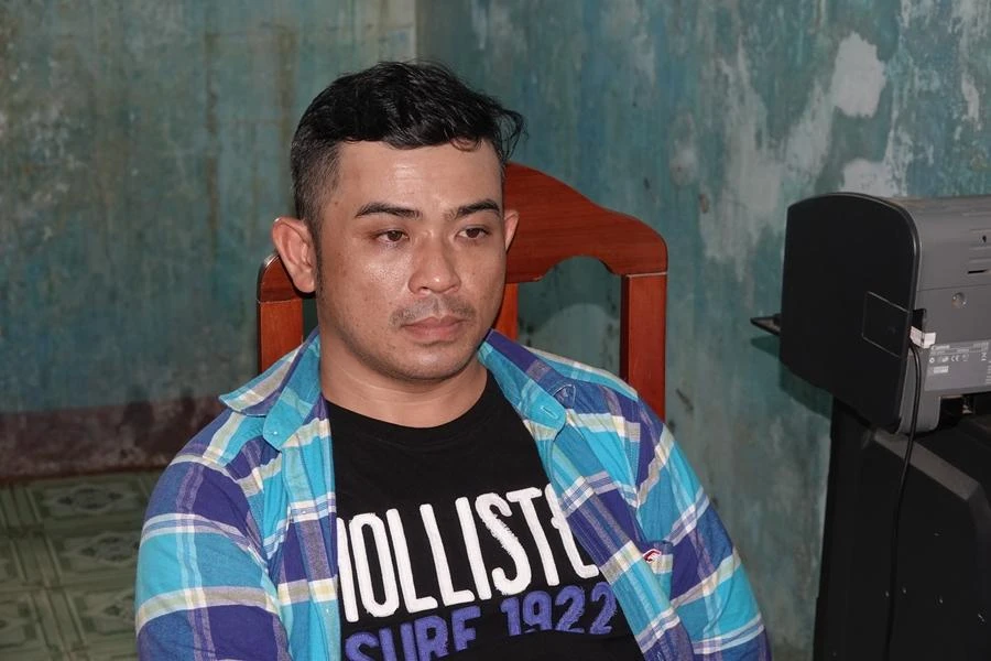 Tài xế Nguyễn Quốc Duy vận chuyển 5kg ma túy đá. Ảnh: NY