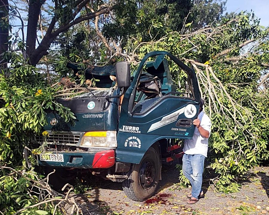 Hiện trường vụ việc. Ảnh: PĐ