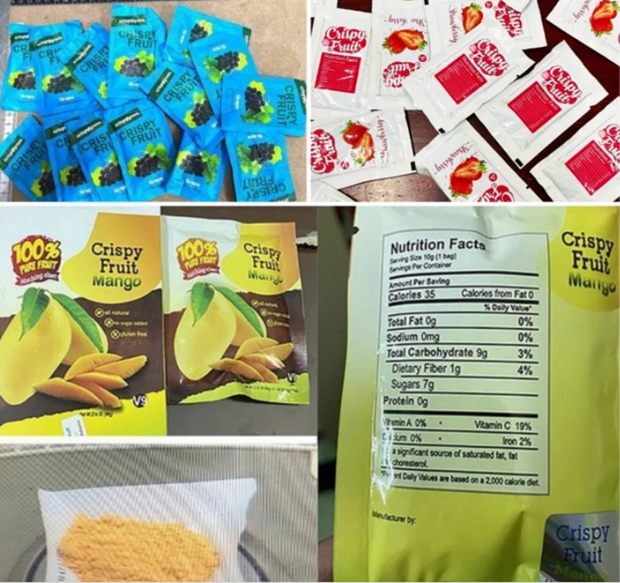 Các loại ma túy núp bóng đều có bao bì bắt mắt.