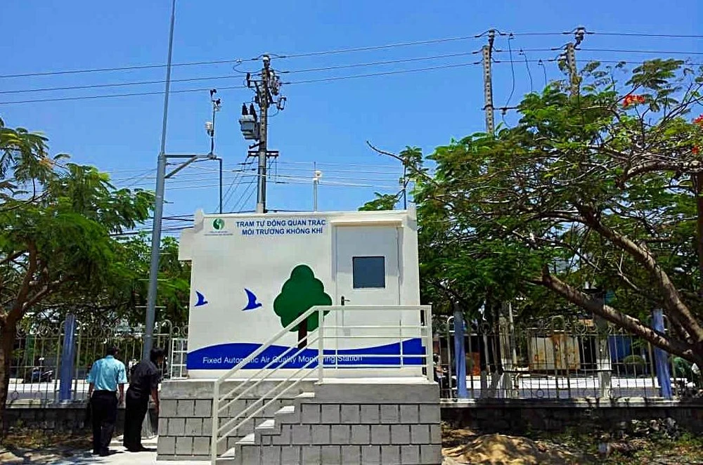 Một trạm tự động quan trắc môi trường không khí. Ảnh minh họa