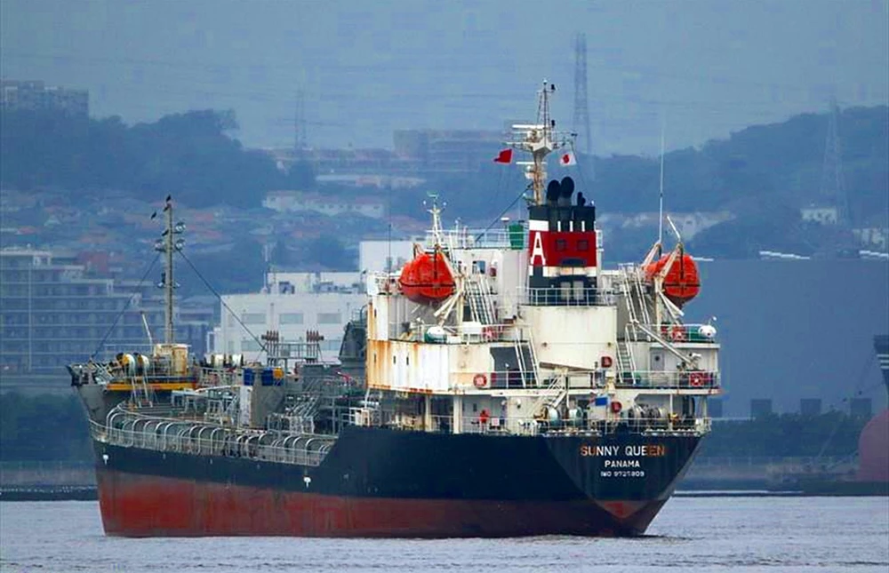 Tàu Sunny Queen. Ảnh Marinetraffic.