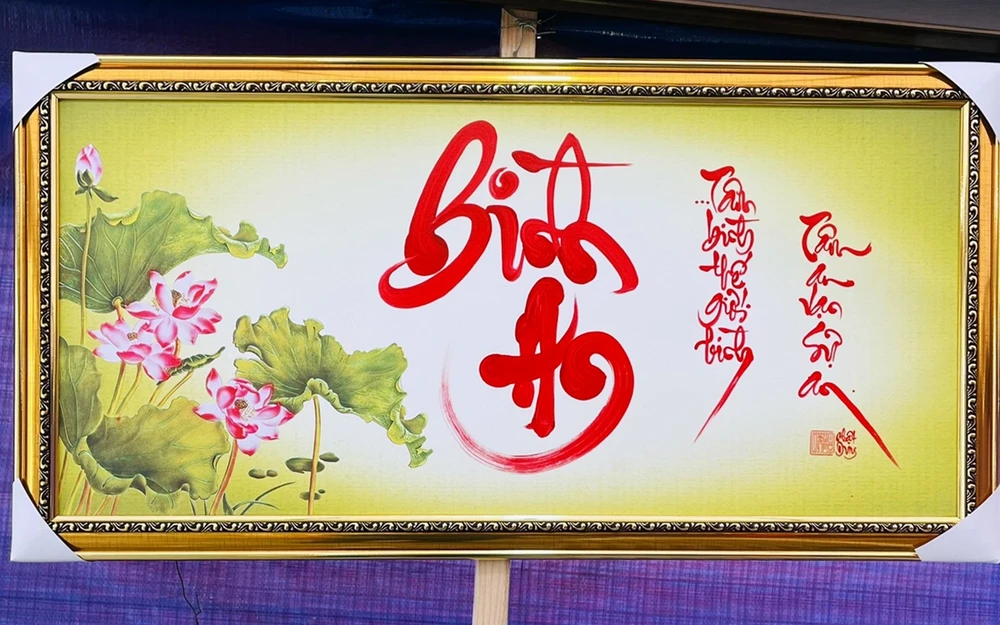 Một tác phẩm của Trung tá Duy.