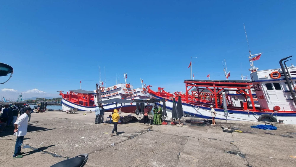 Thi thể nạn nhân đã được tìm thấy sau hơn 3 ngày mất tích. Ảnh PĐ.