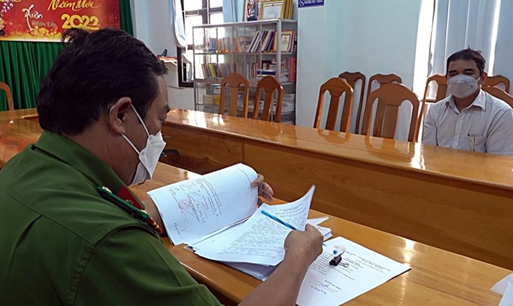 Phạm Quốc Hội làm việc với cơ quan điều tra