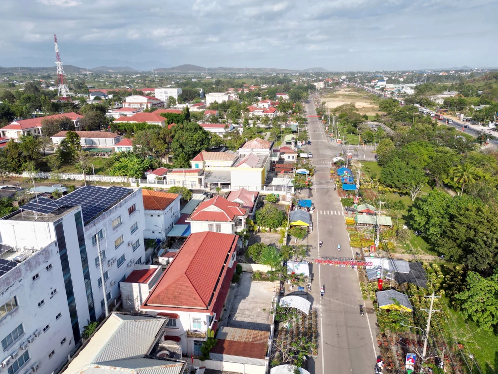 Một góc huyện Hàm Thuận Nam.