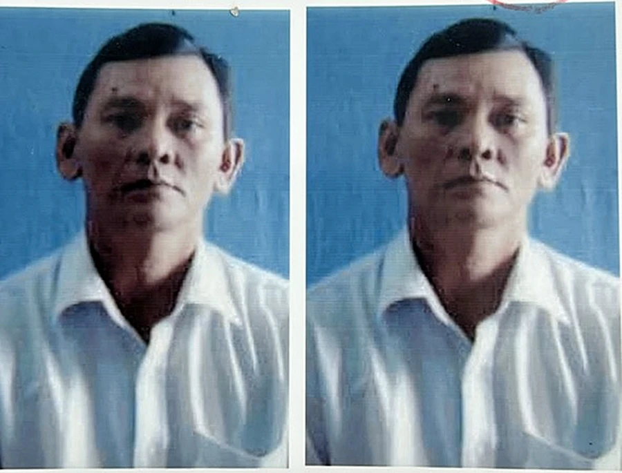 Trần Văn Sang sau khi gây án đã trốn truy nã từ năm 2017. Ảnh PN.