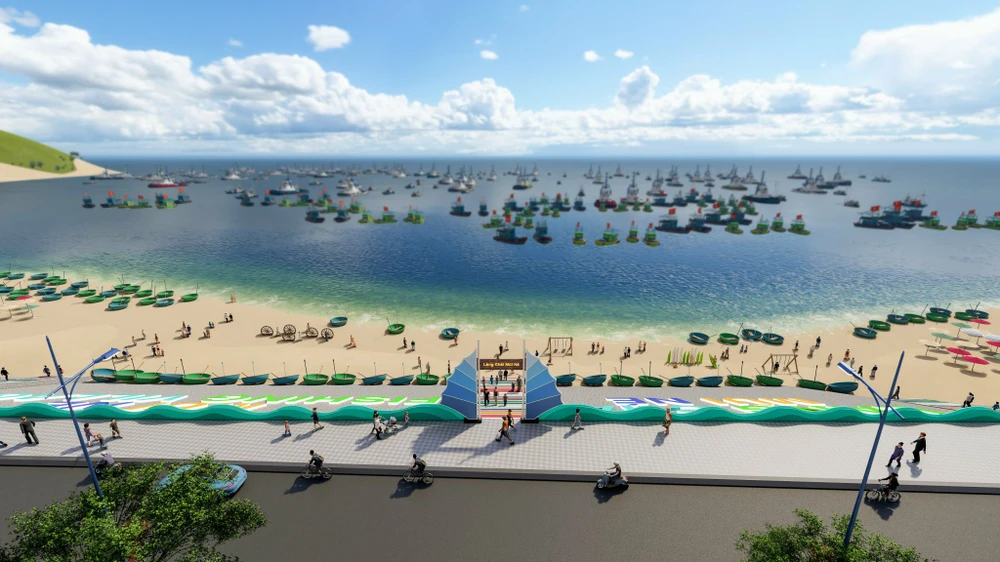 Mô hình toàn cảnh làng chài Mũi Né. Mô hình toàn cảnh làng chài Mũi Né.