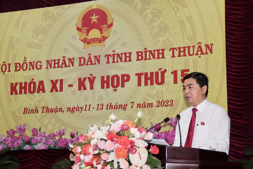 Ông Nguyễn Hoài Anh, Chủ tọa kỳ họp.