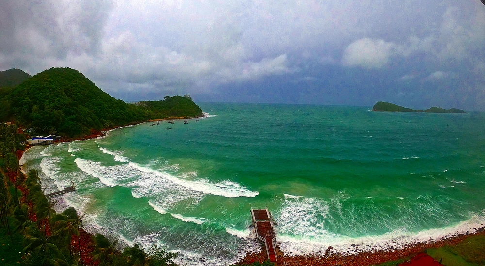 Một góc đảo Nam Du. Ảnh PHƯƠNG NAM.