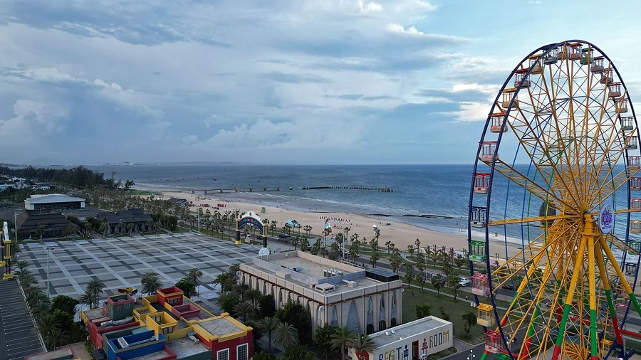 Dự án Nova World Phan Thiết nằm ven biển Tiến Thành. Ảnh PN.