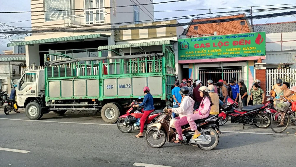 Hiện trường vụ tai nạn. Ảnh: PP