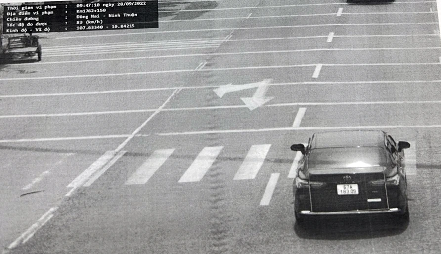 vi phạm tốc độ