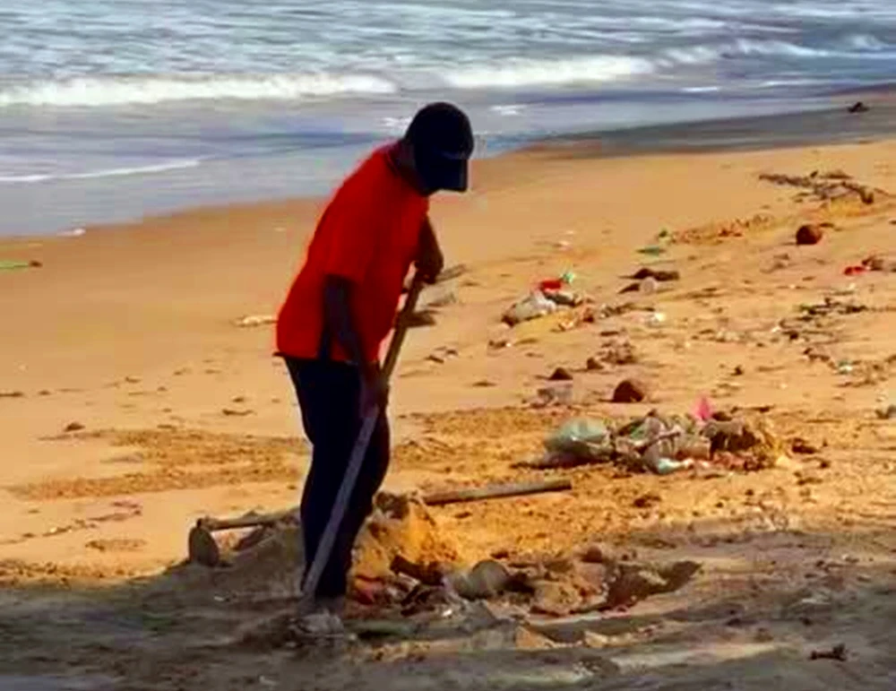 chôn lấp rác thải