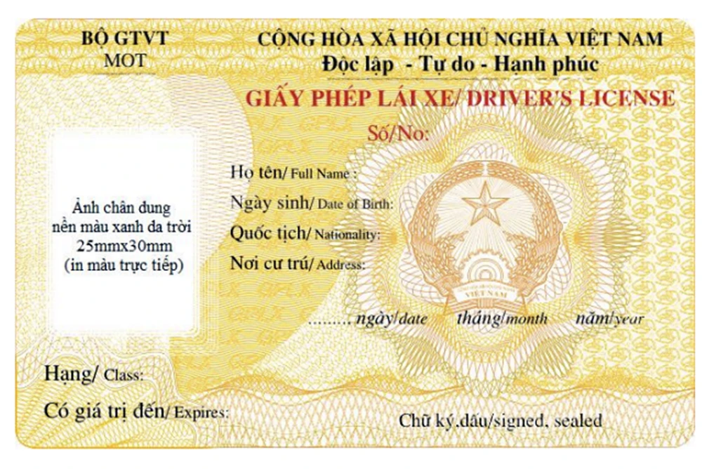 giấy phép lái xe