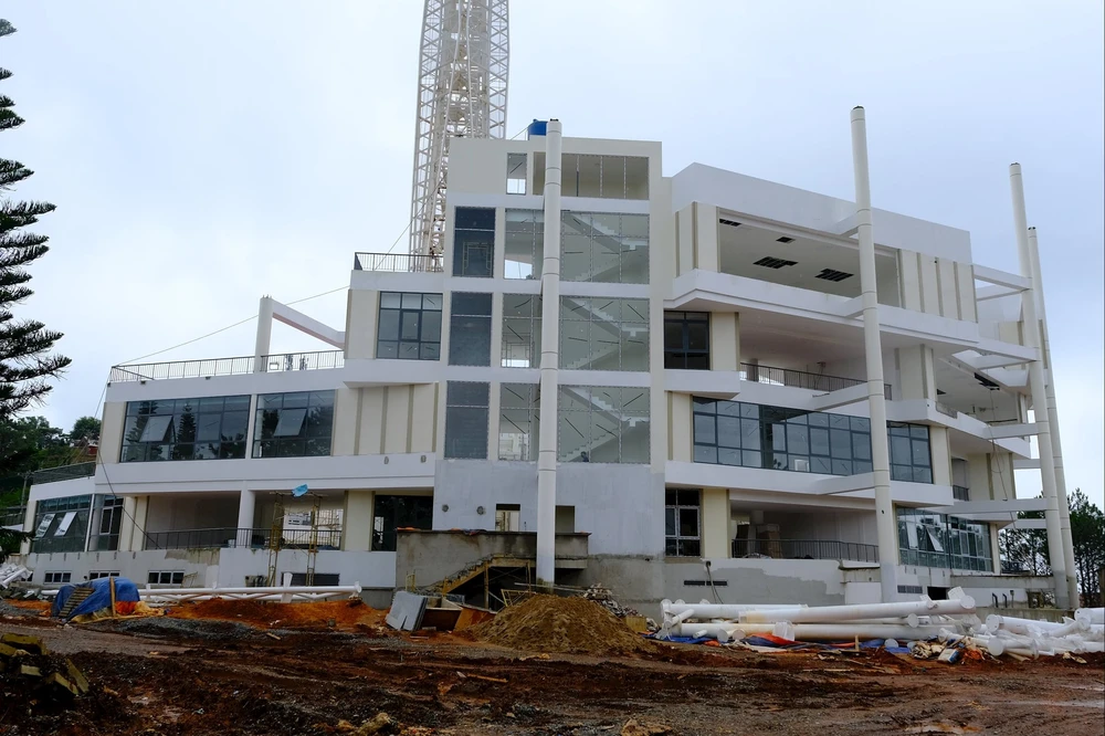 Một công trình đầu tư bằng vốn đầu tư công tại Lâm Đồng.