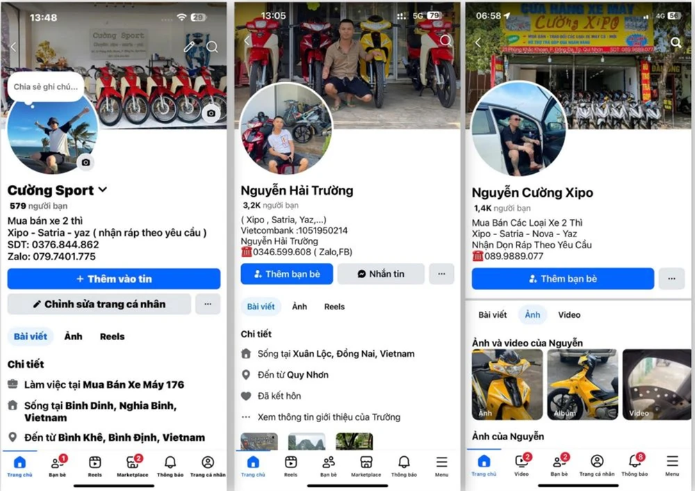 showroom mô tô ảo