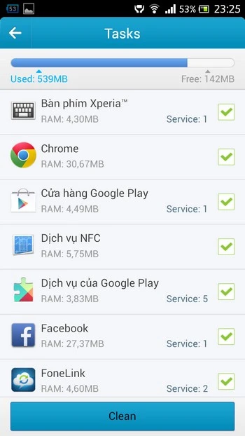 Giao diện chức năng “Task” của Glary Utilities