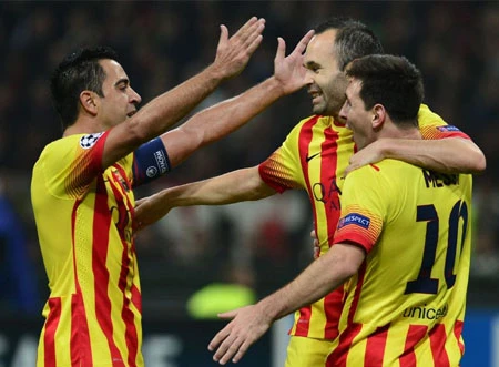 Messi bình chọn cho những người đồng đội của mình tại Barca