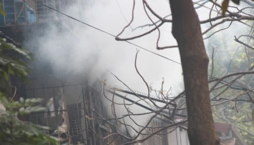 Cháy, Khu tập thể, Thanh Xuân Bắc, lực lượng PCCC, khói