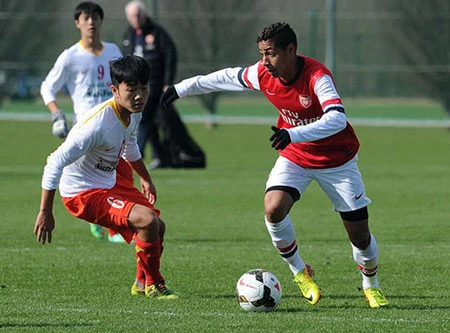U19 Việt Nam đã chơi tuyệt hay trước U19 Arsenal