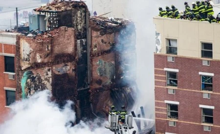 Tòa chung cư hòan toàn biến mất sau vụ nổ