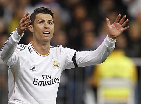 C.Ronaldo không hài lòng về công tác trọng tài